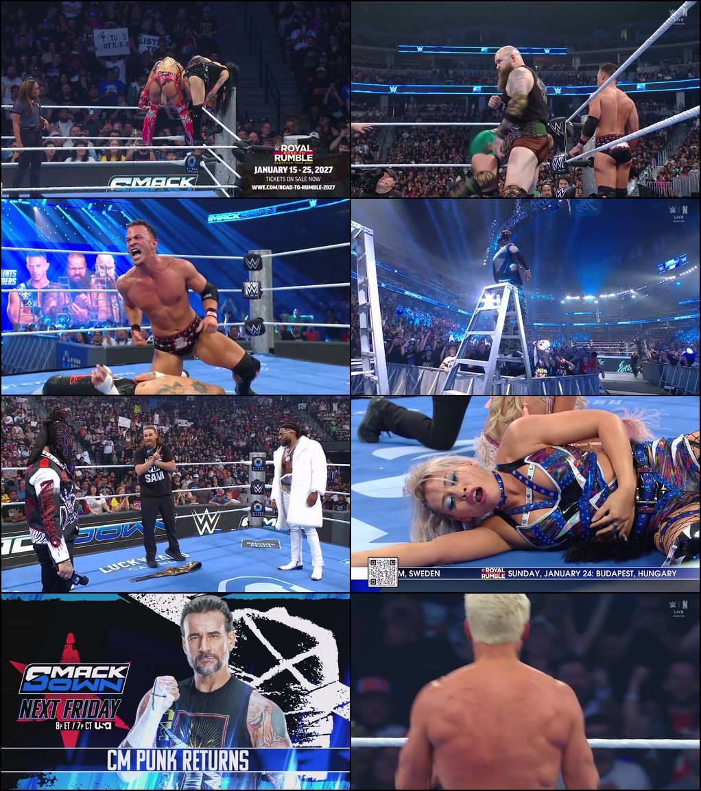 WWE Friday Night SmackDown (2nd-October 2026) Dual Audio {Hindi-English} Full WWE Show 480p 720p 1080p Screenshot