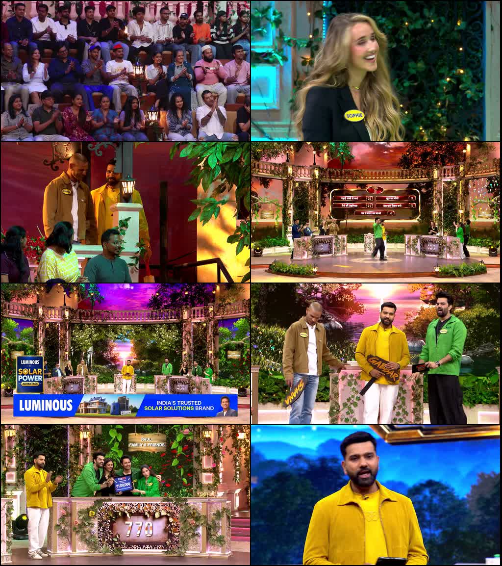 Family Full House With Rohit Sharma (Season 1) [Ep06 Added] WEB DL Hindi Game Show Screenshot