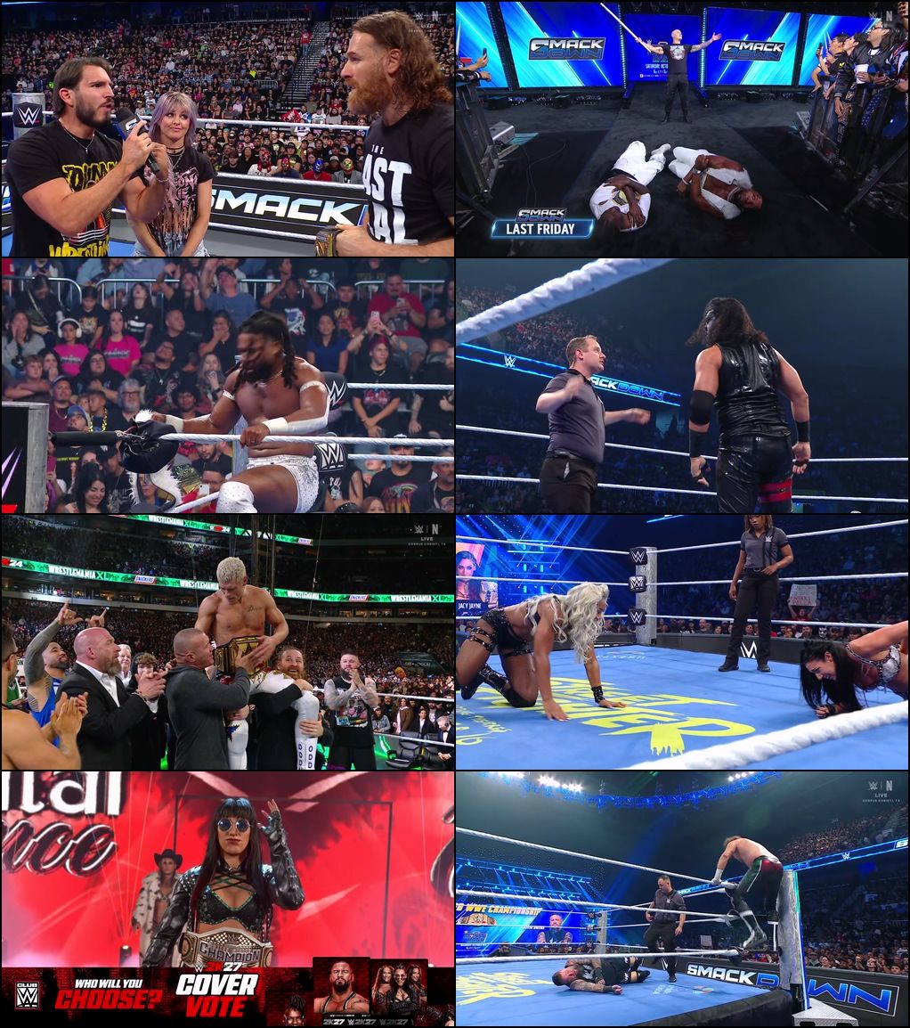 WWE Friday Night SmackDown (18th-September 2026) Dual Audio {Hindi-English} Full WWE Show Screenshot
